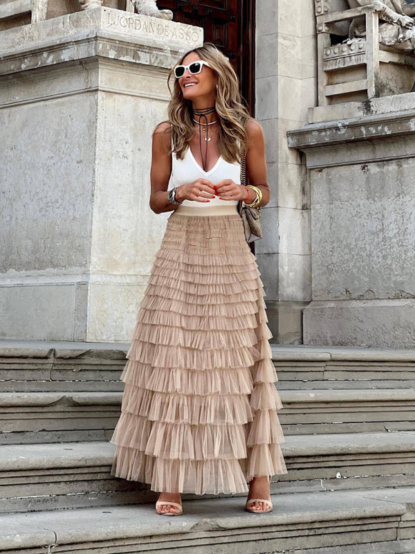 Tiered vintage skirt discount